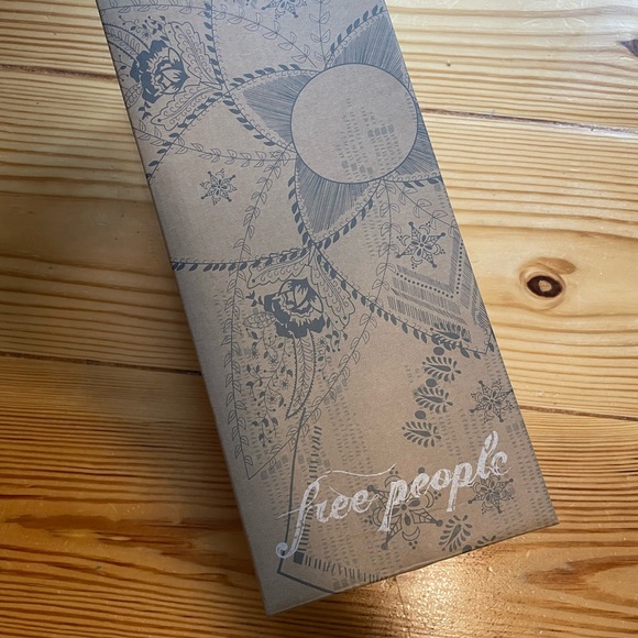 Free People Brown Leather Cross-Strap Sandals - Picture 5 of 5